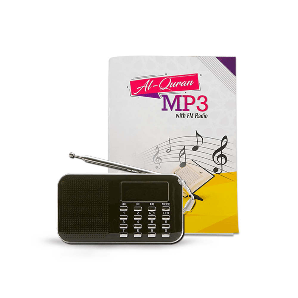 MP3 Al-Quran dengan Radio FM - Hitam